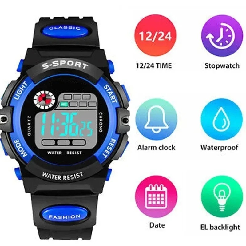 Elektroniczny zegarek dla dzie – Running Watch recenzja i cena